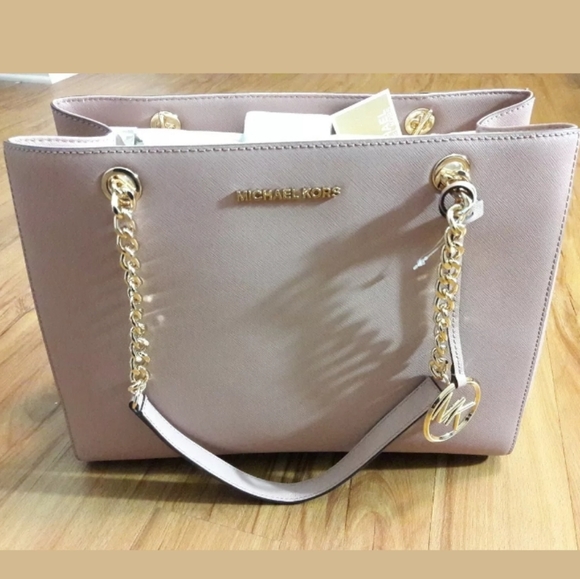 Michael Kors Susannah Large Leather Tote Handbag - Picture 2 of 8